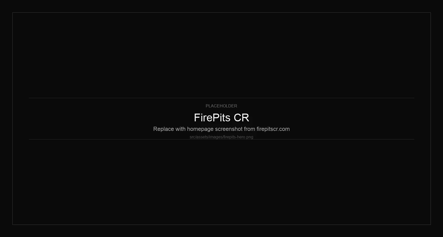 FirePits CR — immersive digital showroom for luxury fire pits
